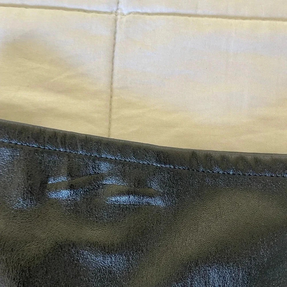 Helmut Lang overlap mini leather skirt - Picture 9 of 9